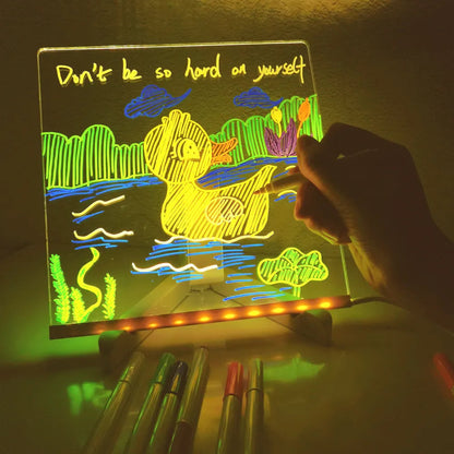LED light board for drawing