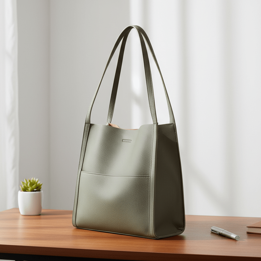 Everyday faux leather bag