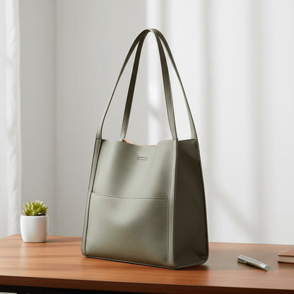 Everyday faux leather bag