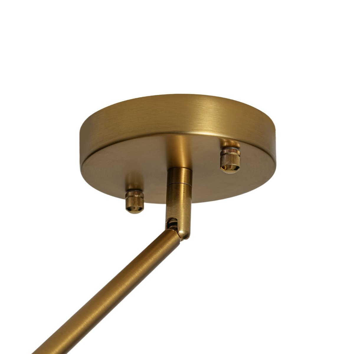 12-light brass chandelier