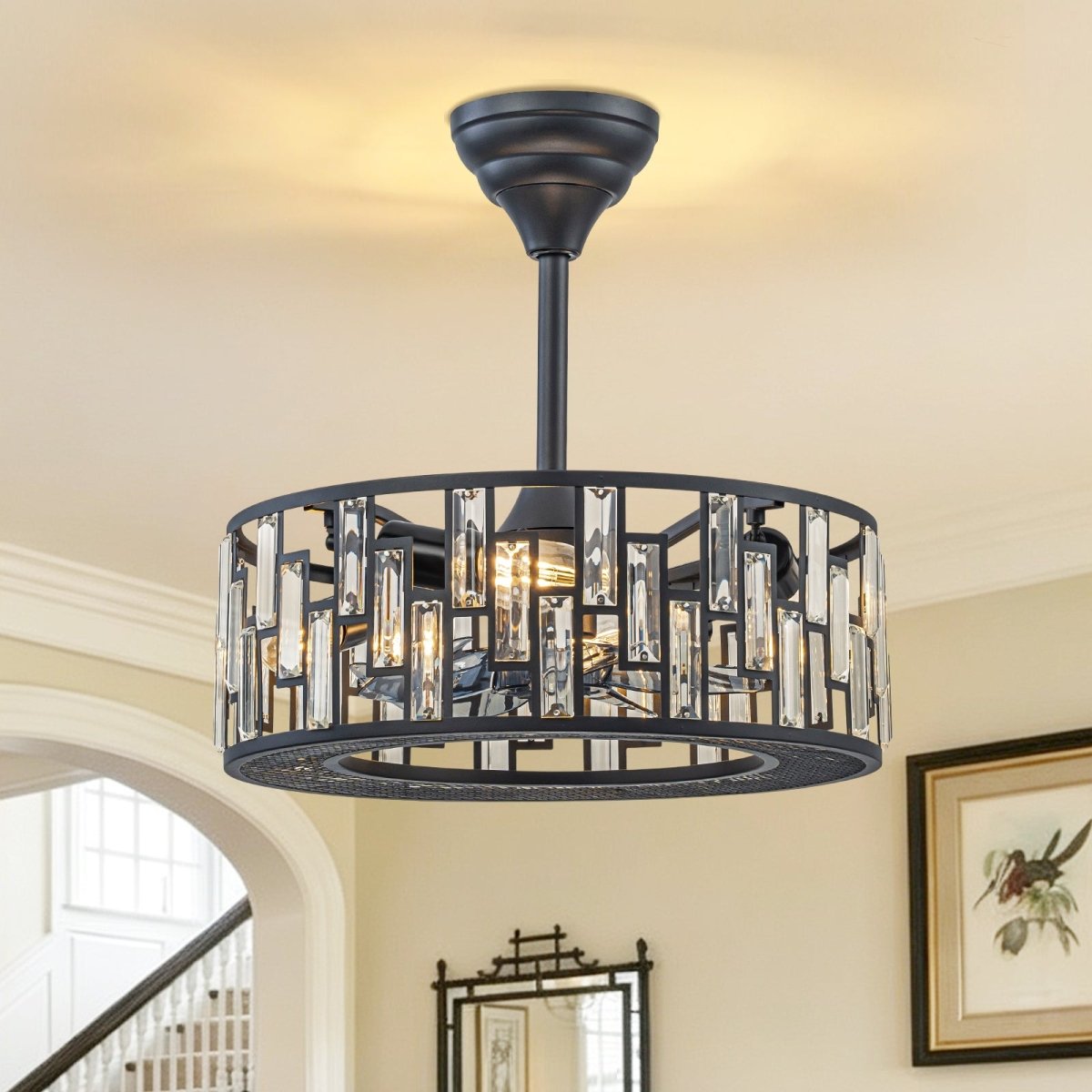 Plafonnier avec ventilateur