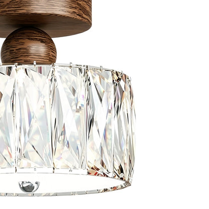 Plafonnier LED en cristal