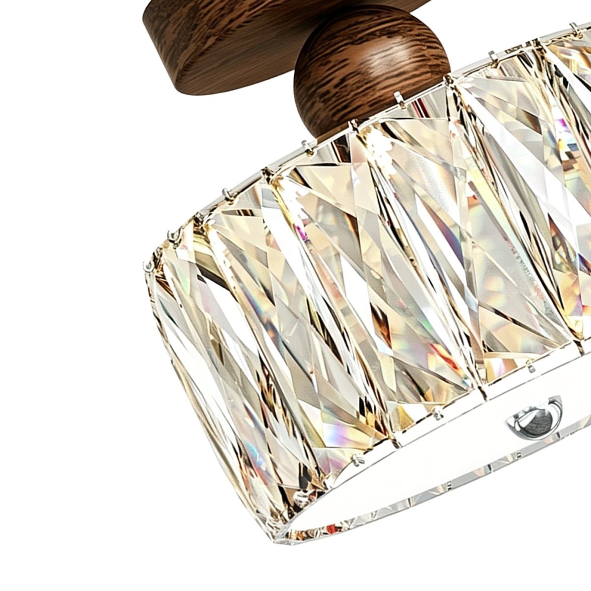 Plafonnier LED en cristal
