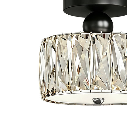 Plafonnier LED en cristal