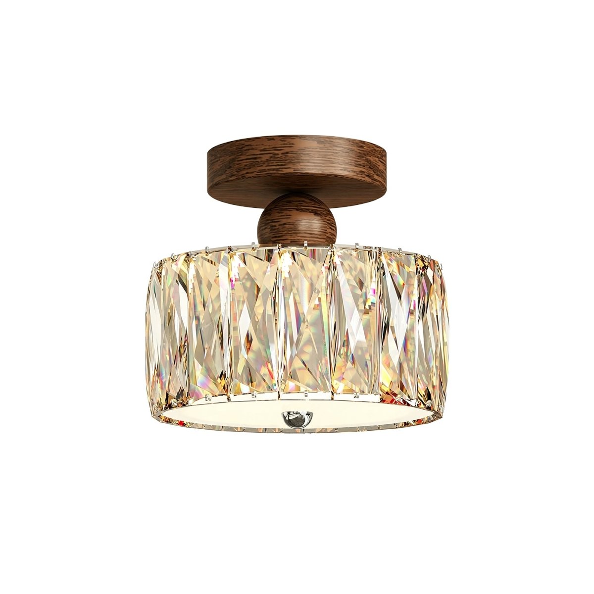 Plafonnier LED en cristal