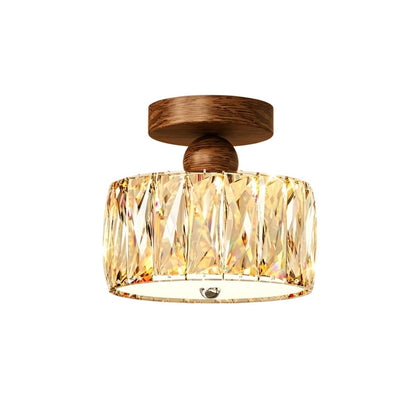 Plafonnier LED en cristal