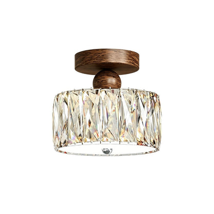 Plafonnier LED en cristal