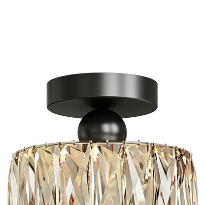 Plafonnier LED en cristal