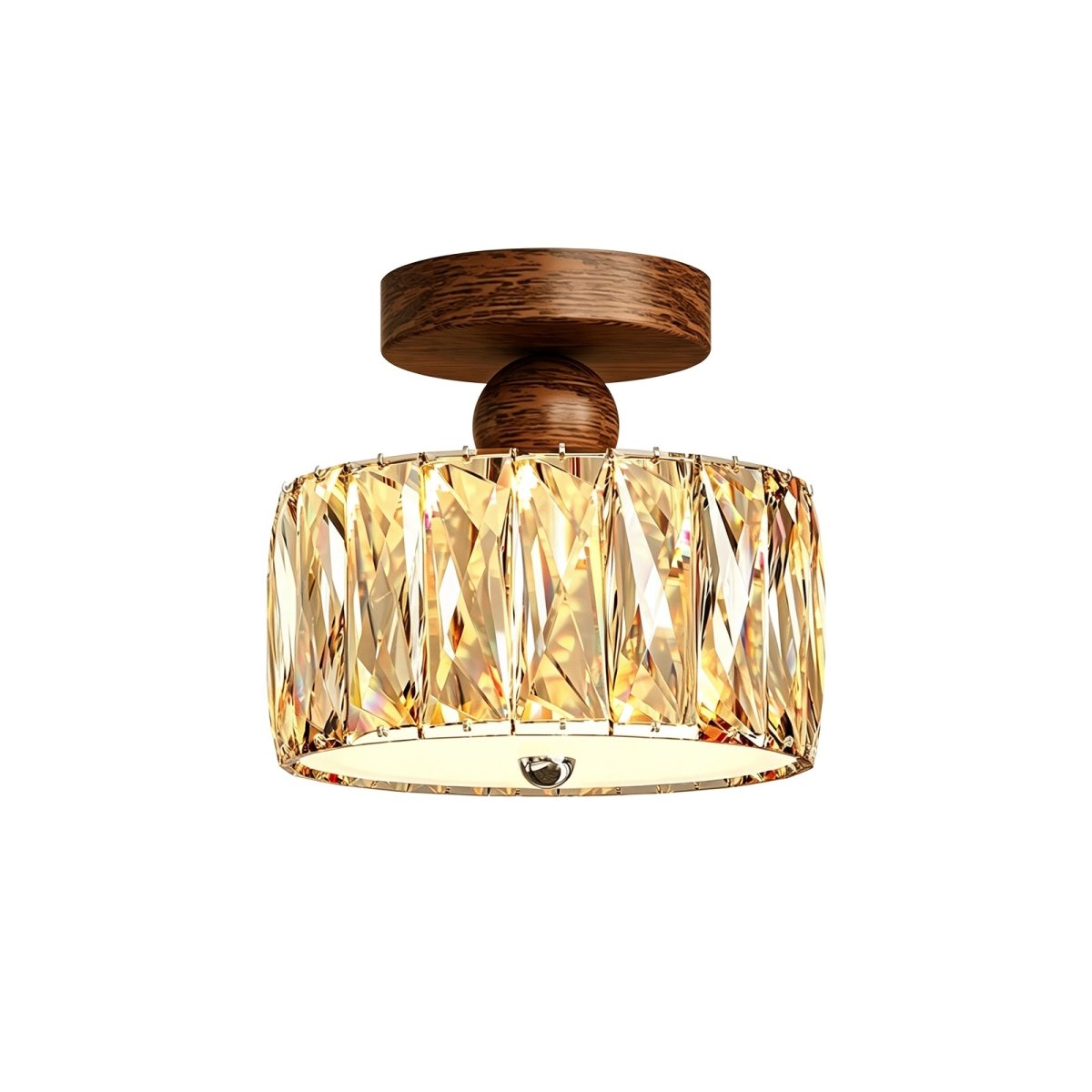 Plafonnier LED en cristal