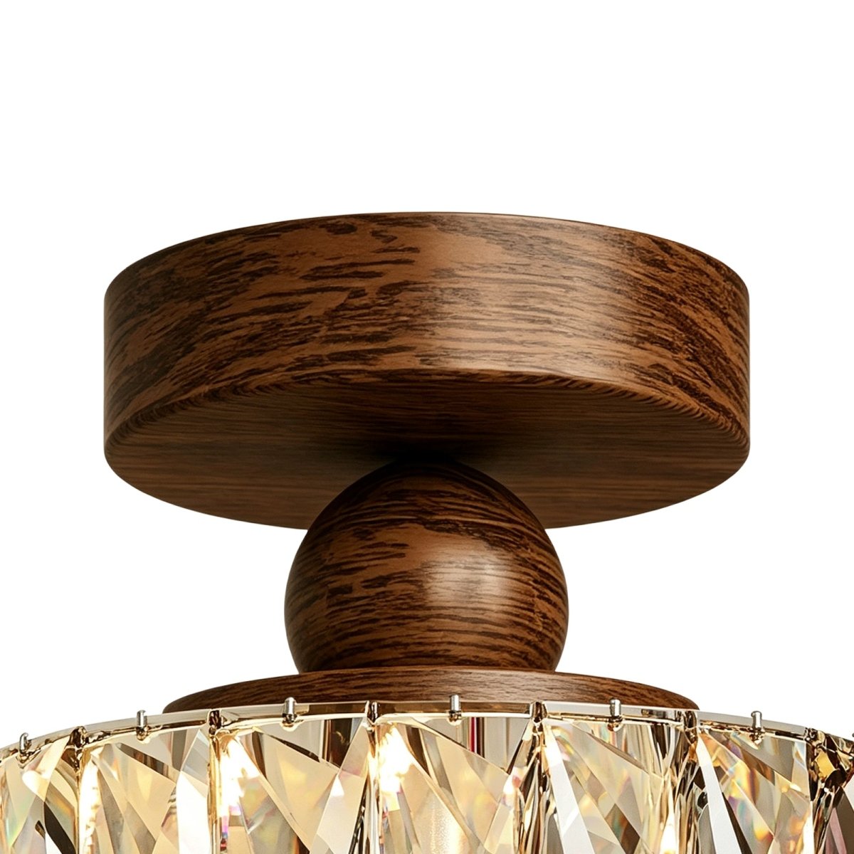 Plafonnier LED en cristal