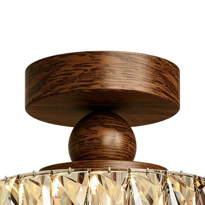 Plafonnier LED en cristal