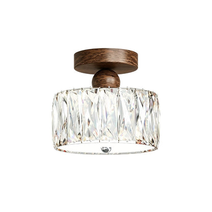 Plafonnier LED en cristal