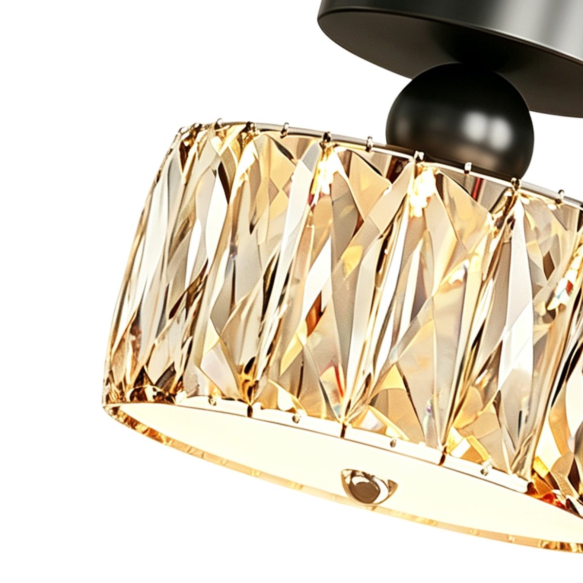 Plafonnier LED en cristal