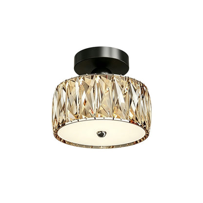 Plafonnier LED en cristal