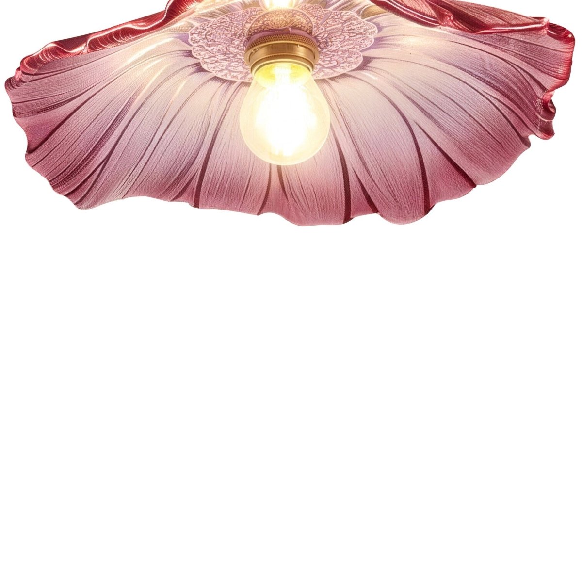 Lampa sufitowa kwiat lotosu