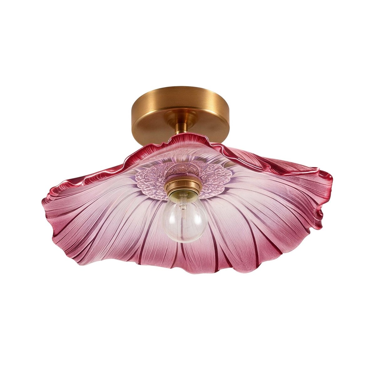 Lampa sufitowa kwiat lotosu