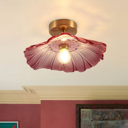 Lampa sufitowa kwiat lotosu