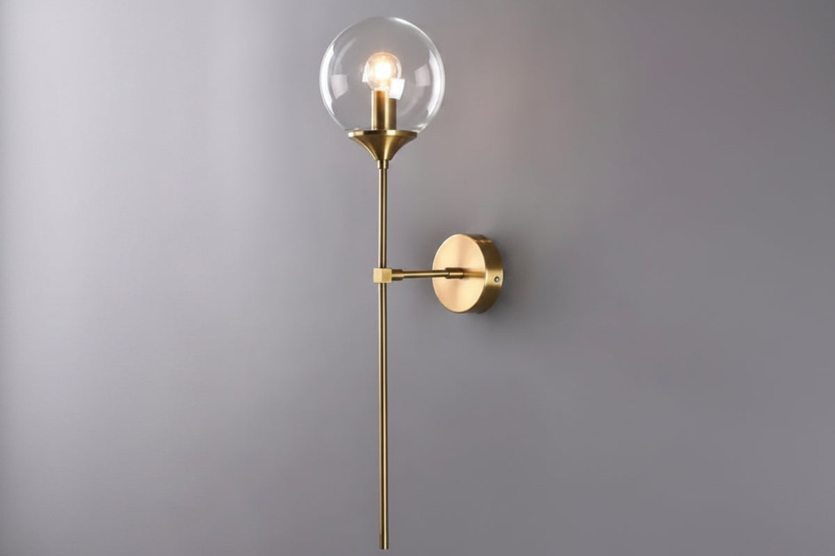 Lampa ścienna szklana