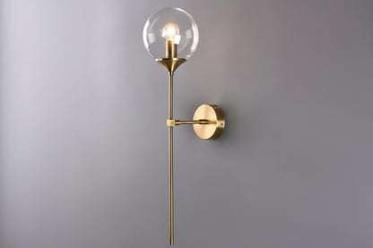 Lampa ścienna szklana