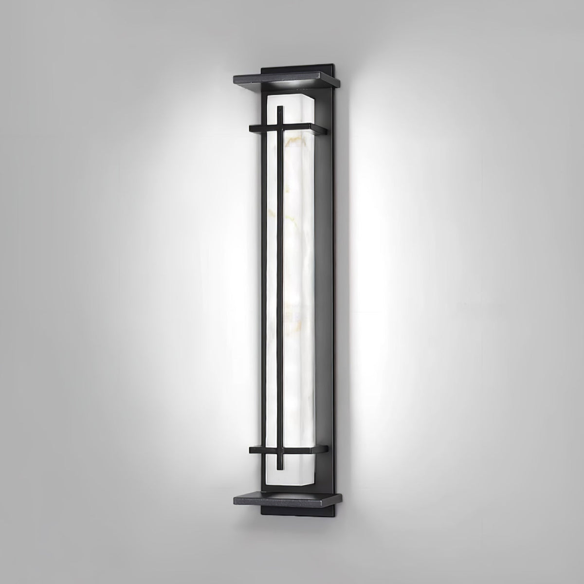 Kwadratowa lampa ścienna LED zewnętrzna
