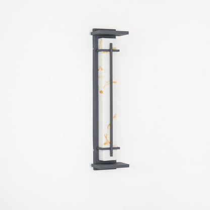 Kwadratowa lampa ścienna LED zewnętrzna