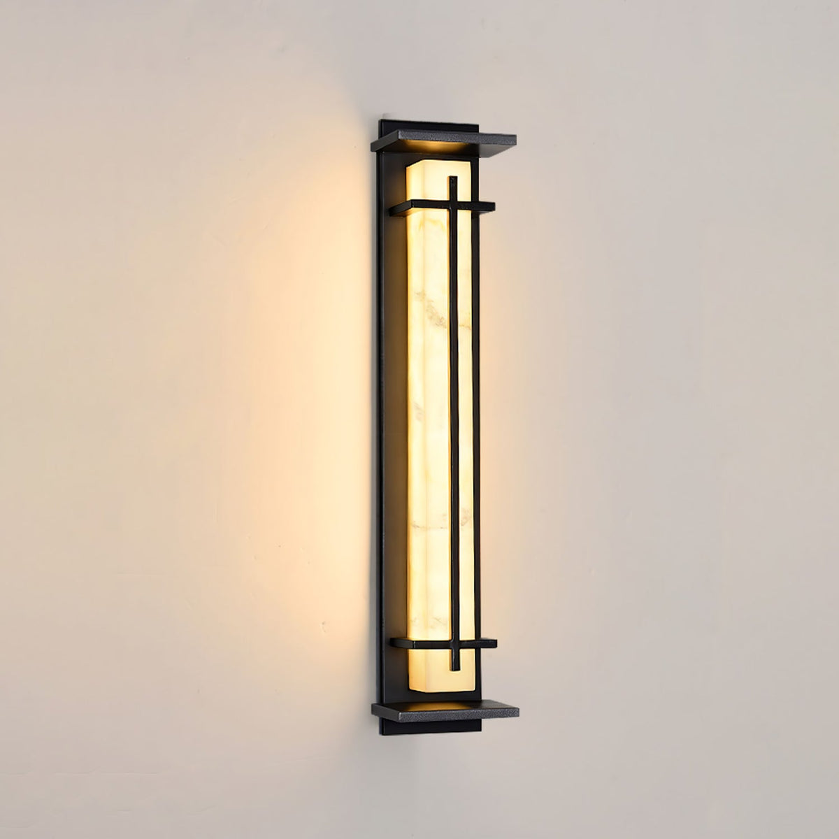 Kwadratowa lampa ścienna LED zewnętrzna