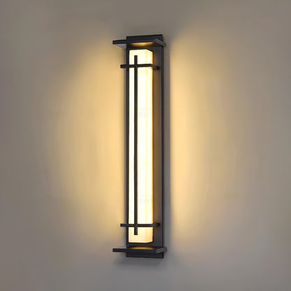Kwadratowa lampa ścienna LED zewnętrzna