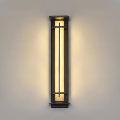 Kwadratowa lampa ścienna LED zewnętrzna