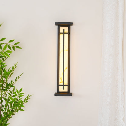 Kwadratowa lampa ścienna LED zewnętrzna