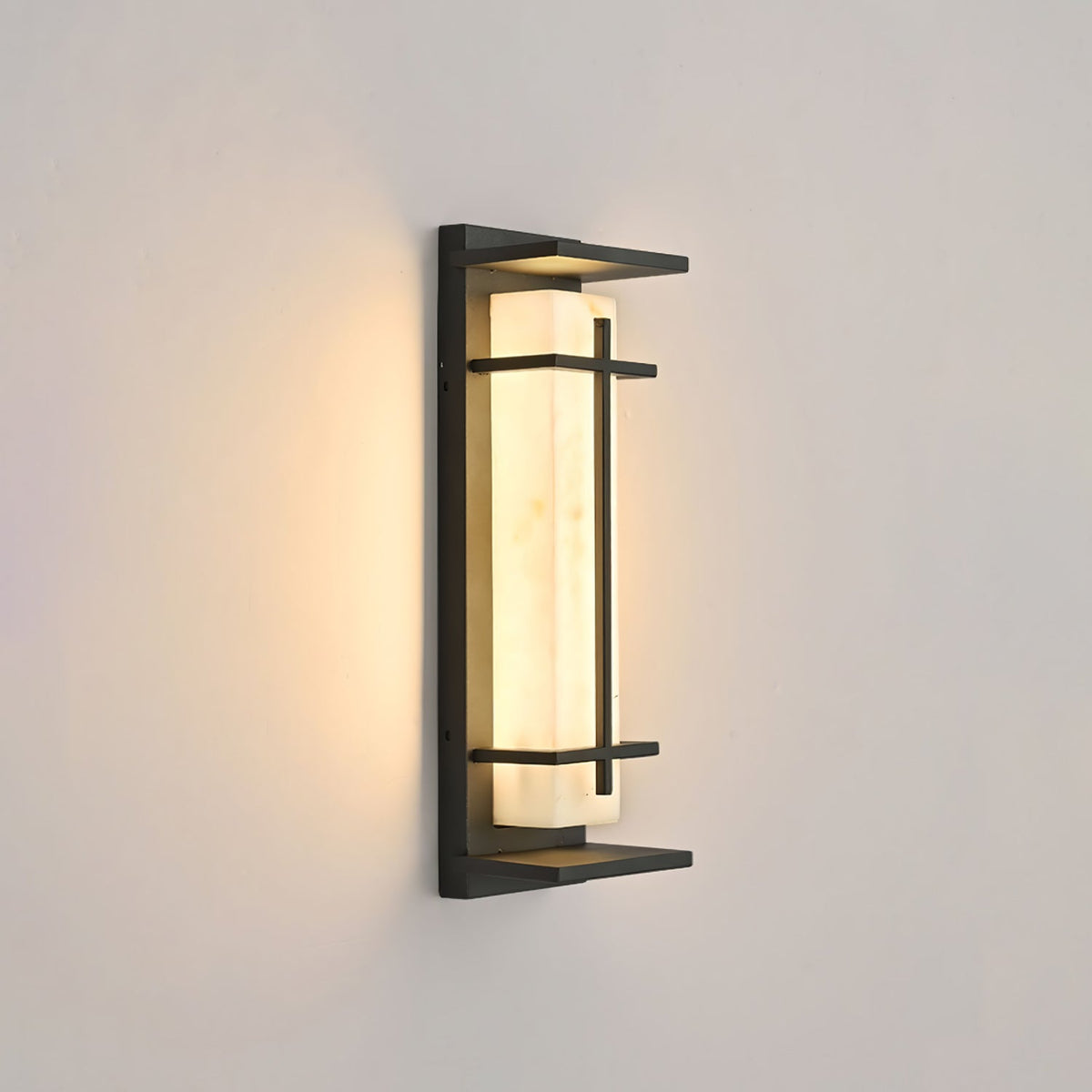 Kwadratowa lampa ścienna LED zewnętrzna