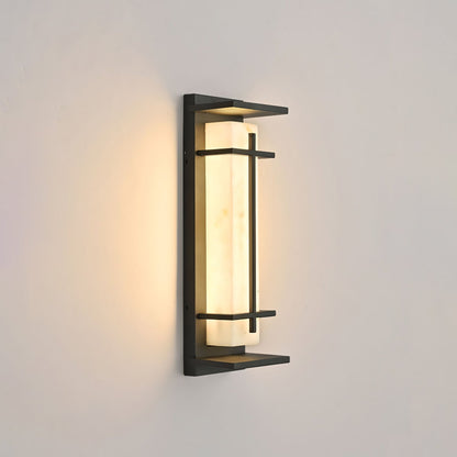 Kwadratowa lampa ścienna LED zewnętrzna