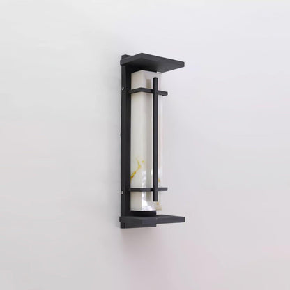 Kwadratowa lampa ścienna LED zewnętrzna