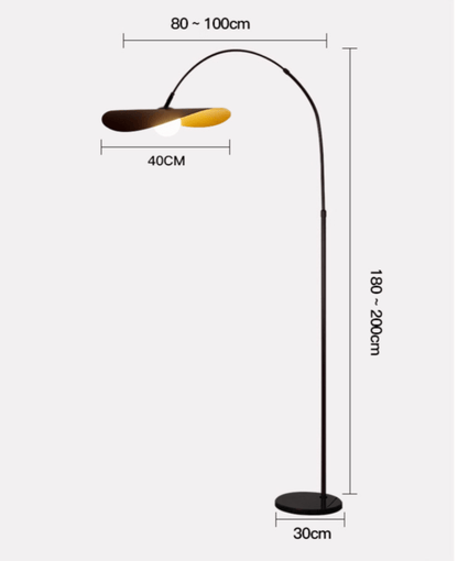 Stojací lampa s vypínačem