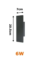 Zewnętrzna lampa LED IP65