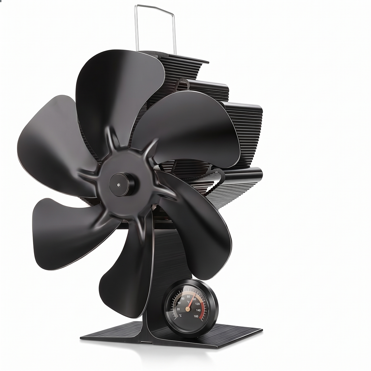 Thermal fireplace fan