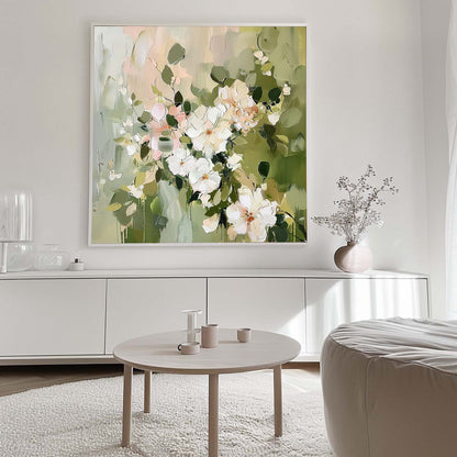 Tableau de fleurs sur toile