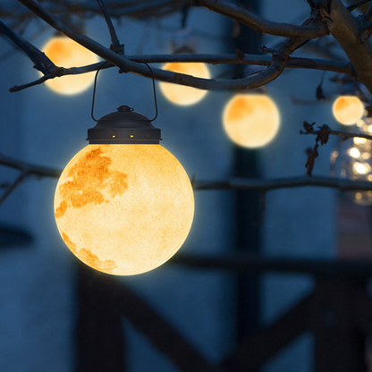 Lampe solaire suspendue en forme de boule