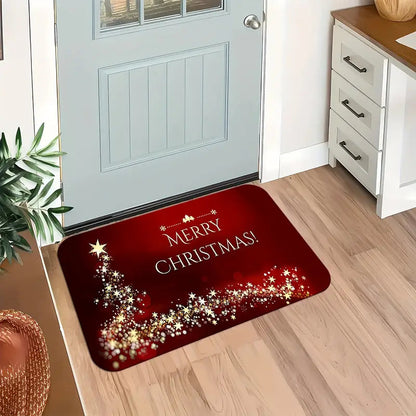 Non-slip Christmas doormat