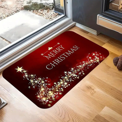 Non-slip Christmas doormat