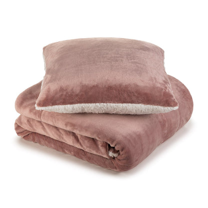 Ensemble coussin et couverture