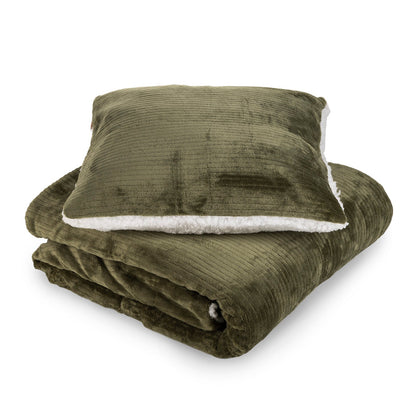 Ensemble coussin et couverture
