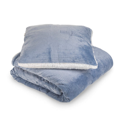 Ensemble coussin et couverture