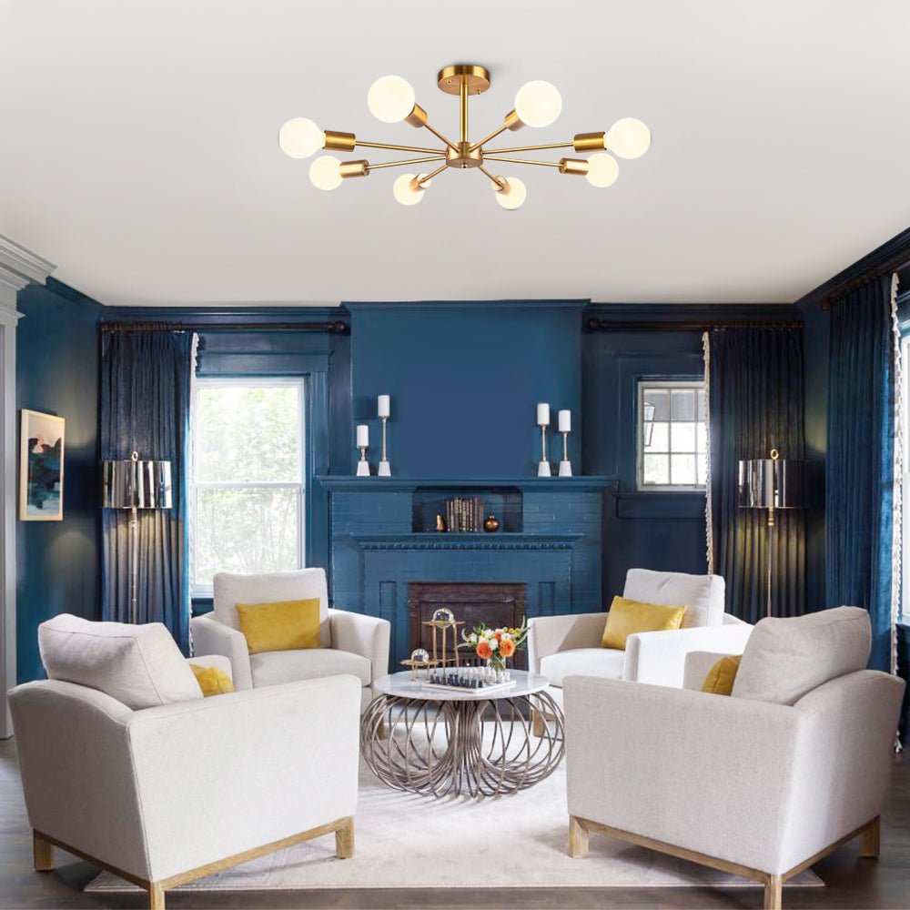 8-arm Sputnik chandelier