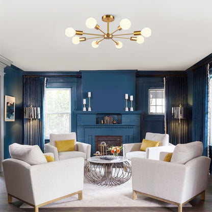 8-arm Sputnik chandelier