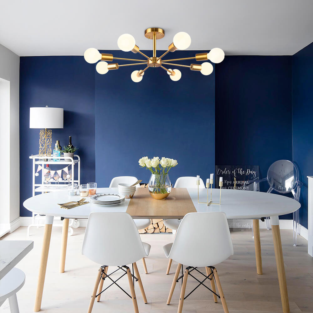8-arm Sputnik chandelier