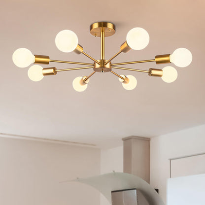 8-arm Sputnik chandelier